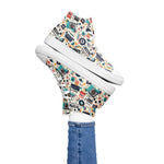 Women’s high top canvas shoes - Cool Tshirts