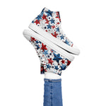 Women’s high top canvas shoes