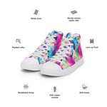 Women’s high top canvas shoes - Cool Tshirts