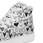 Women’s high top canvas shoes - Cool Tshirts