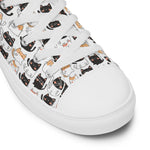 Women’s high top canvas shoes - Cool Tshirts