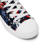 Women’s high top canvas shoes