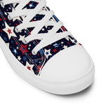 Women’s high top canvas shoes