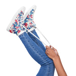 Women’s high top canvas shoes