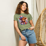 Women’s high-waisted t-shirt