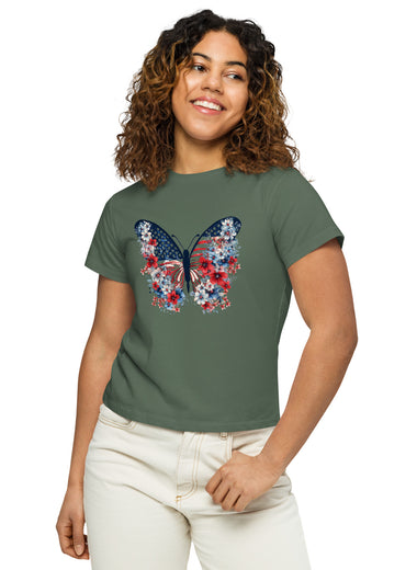 Women’s high-waisted t-shirt