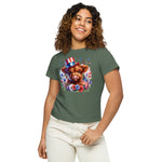 Women’s high-waisted t-shirt