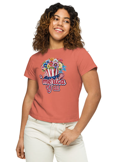 Women’s high-waisted t-shirt